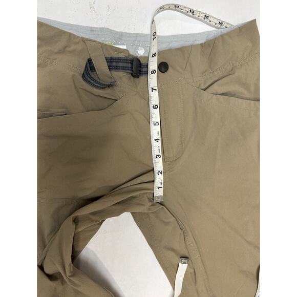 Mountain Hardware Capri Pant Brown Hiking Cropped Women Quick Dry Size 8 - Picture 9 of 15